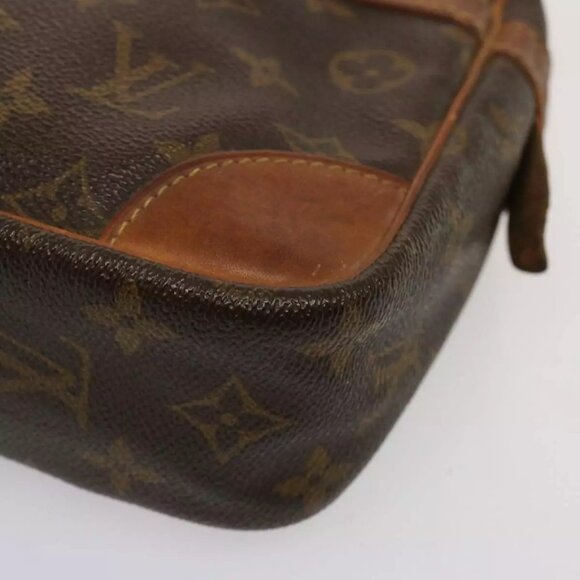 LOUIS VUITTON Monogram Compiegne 28 Clutch Bag LV Auth - Picture 11 of 16
